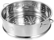 INOOMP Multi Functional Stainless Steel Steamer Basket Practical Food Steamer for Dumplings Vegetables Eggs Seafood and Easy to Clean Kitchen Essential