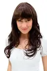 Women's Wig Braun Brunette Wavy Hair Voluminous With Fringe 3222-6 New