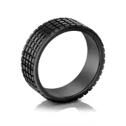 Zirconium 8mm Gents Ring 2.0mm Thick Standard Fit Size Y, T
