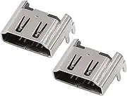 Gamer Gear HDMI Socket for PlayStation 4 - V2 Design HDMI Connector Jack - Replacement HDMI Port for PS4 CUH-10XXX, CUH-11XXX, CUH-12XXX Model Consoles - 2 Pack HDMI Repair Connector