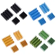 4Pcs For Raspberry Pi 4B Aluminum Heatsink Radiator Kit for Raspberry..u