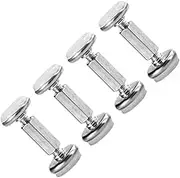 HOLIDYOYO 4pcs Bedside Silver Headboard Stabilizer Home Supplies Thread Stand