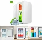 Portable 8L Mini Fridge Table Top Electric Small Cooler Car BAR Bedroom Ice Box