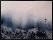 Southern Cross - Black Box Frame Canvas - 100x75 - Landscape