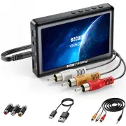 VHS Video to Digital Converter Video Capture Box Recorder Video with Screen N7S0