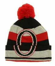 Reebok NHL Youth Ottawa Senators Cuffed Knit Hat With Pom, OSFM