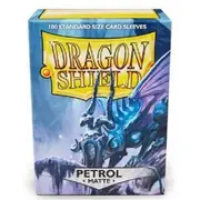 Dragon Shield TCG - 100 Matte Trading Card Sleeves - Petroleum