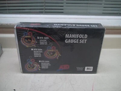 NEW NIB Economy Manifold Gauge Set P/N: ATD-3693 FREE SHIPPING