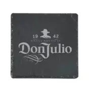 Whiskey Slate Coaster Custom Logo - Set of 4 Any Logo
