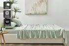 Matt Blatt Bamboo Cotton Bed Sheet Set (Green, Queen), Bed Sheets, Bed & Bath