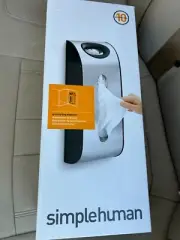 NIB Simplehuman Wall Mount Grocery Bag Dispenser Brushed Stainless Steel KT1166