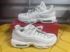 Nike Air Max 95 Essential White Ice Reflective Silver 749766-115 Mens 7.5 No Lid