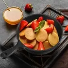 5 Sets 4 Inches Cast Iron Skillets Mini Black Iron Nonstick Frying Pan Small ...
