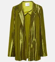 [Galvan] Galvan Nuage pleated blazer AU 10 green
