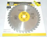 Master Mechanic 7 1/4” General Purpose Circular Saw Blade 36T Carbide Tipped