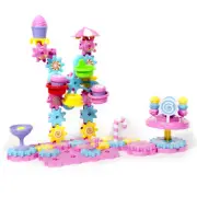 93-Pieces Kid Building Toy Gears Learning Build STEM Skill Resources for Kids