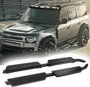 2pcs Side Step fit for Land Rover Defender 110 130 2020-2025 L663 4door Running Board Pedal Rail Board (Vintage Style)
