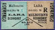 VR Ticket - MELBOURNE (BO15) to LARA - Economy Return