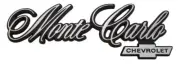 1976 1977 Chevy Monte Carlo Rear Emblem Trunk Script Made in USA 1675 (for: Chevrolet)