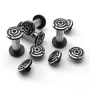 4 Pieces Knife Handle Steel Screws Fastening Rivets Nuts Corby Bolts Pins Screws