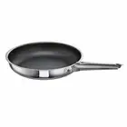 Schulte-Ufer Frying Pan Romana i XXStrong, Grill Pan Stainless Steel 18/10, 24cm