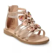 Jumping Beans Girl Size 10 Enchanted Rose Gold Gladiator Sandals Sandal Shoes