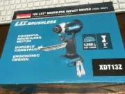Makita XDT13Z 18V 1/4" Brushless Cordless Impact Driver (Tool Only) (GEP023409)