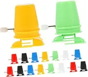 Abaodam 18pcs Wind-up Clockwork Robot Mechanism for Crafts Walking Movement Toys Educational Interactive Play for Boys and Girls Versatile Craft Accessories