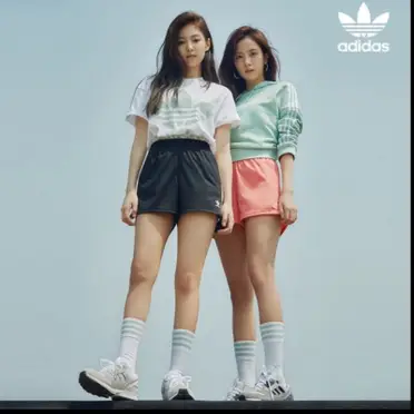 adidas gazelle silver green womens [BLACKPINK]