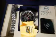 Schild Heinrich GMT Quartz Black Dial Men's Watch SC-1005-44 #41 Of 50 Made