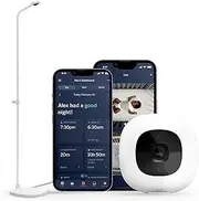 Nanit V2 Pro Baby Monitor & Floor Stand - Smart Wi-Fi Baby Monitor, Contact-Free Breathing & Sleep Tracking Monitor, 1080p HD Night Vision Camera,iOS and Android Compatible, AU Plug, White
