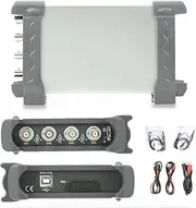 4 Channel Oscilloscope Kit, Digital 70MHz PC USB Oscilloscope,Hantek 6074BC 1GSa/s, 2mV-10V/DIV DIY Oscilloscope Kit