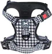 PoyPet No Pull Dog Harness, [Release at Neck] Reflective Adjustable No Choke Pet