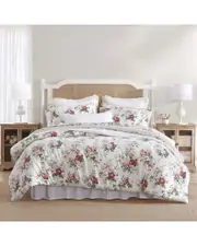 Laura Ashley Ashfield Flannel Comforter Set