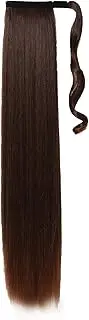 Long Straight Ponytail H Extension for Women Natural Looking Wrap Arround Ponytail Wig 26in Length for Daily