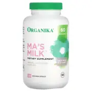 2 X Organika, Ma's Milk, Herbal Lactation Support, 120 Vegetable Capsules