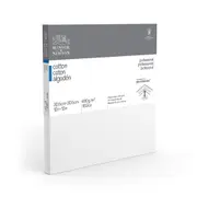 Winsor & Newton Professional 12x12" Stretched Cotton Canvas 3/4" Thin Edge White