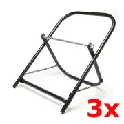3 Pack Lot Portable Steel Folding Cable Caddy Reel Spool Holder Tube Wire Puller