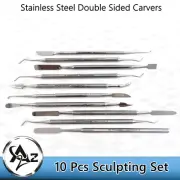 10x Clay Sculpting Set Wax Carving Pottery Tools Shapers Polymer Modeling Making