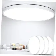 Flush Mount Ceiling Light Fixtures,12inch Flat led Light for 4PCS-12Inch White