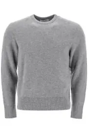 Thom Browne Wool Piqué Crewneck Pullover Sweater