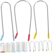 NIYANGLE 1 Set Curler Clip for Hot Rollers: 0.75/1/1.25inch Replacement Hot Roller Clips Replacement Kit - Securing Clamps for Electric Rollers