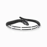 Buy Snake bracelet with black zirconia by Thomas Sabo online - THOMAS SABO Australia