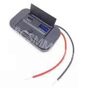 QC3.0 Car Fast Charging Socket Adapter Outlet Panel Type C 2 Ports USB Charge (for: Porsche)