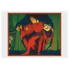 Maxfield Parrish - "The Manager Draws the Curtain": Poster (16.5" x 11.7")