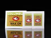 Columbus MAX OR frame and fork decal, sticker replacement bianchi colnago gios