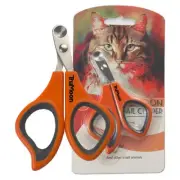 Easy Cat Claw Trimmers with Circular Guard- Avoid Over Cutting Meow Nail Clip...