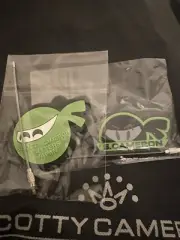 Scotty Cameron Putters Japan Eddie Mame Golf Rubber Key Fob Chain Bag Tag Wasabi