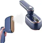Garment Steamer Portable Mini Iron 180° Rotatable Handheld Travel Fabric Blue