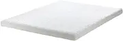 BEDRA BEDDING Memory Foam Mattress 40D Gel-Infused 10CM Thickness, Reversible Cool Gel Bed Topper with Removable Washable Zipper Cover, Non-Toxic & Odorless, Double Size, 137CM x 189CM x 10CM